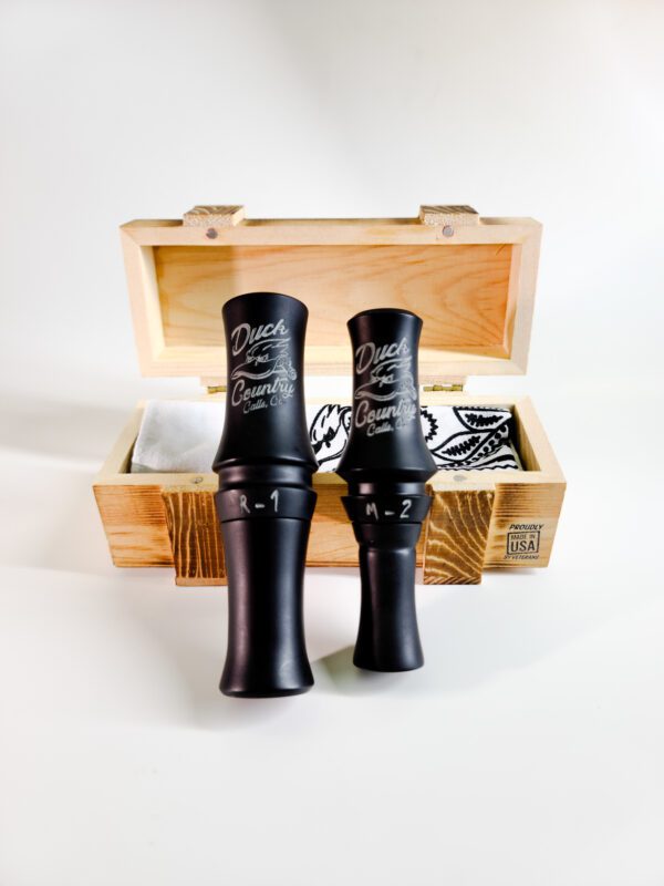 duck call tool with box